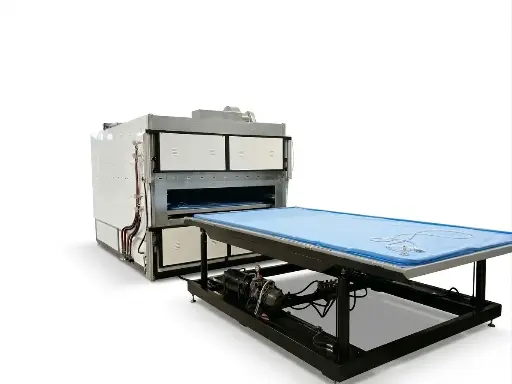 LAM-VN2 - two-chamber convection kiln with motorised lift