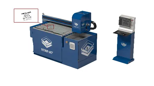 Vitro-Jet Logo- digital printing machine